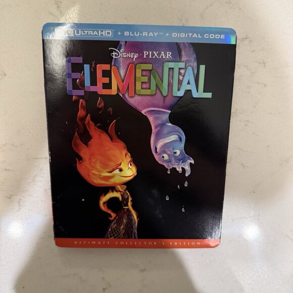 Elemental (4K/Blu-ray, 2023) Leah Lewis Ronnie Del Carmen DISNEY animated family - Picture 1 of 8